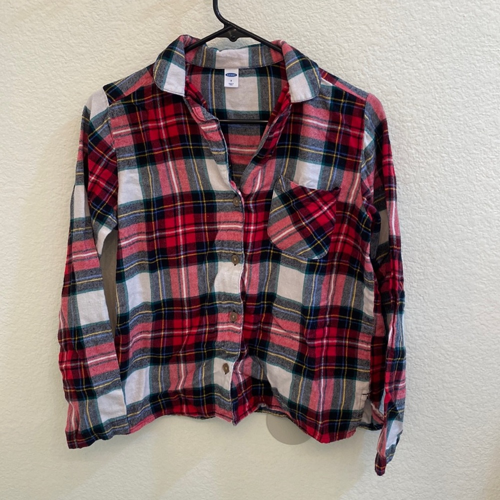Old Navy Flannel Pajama Shirt Women